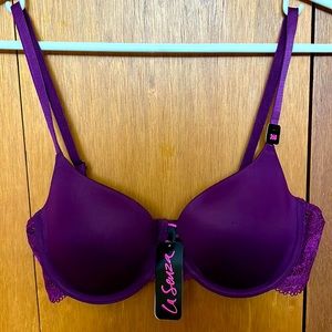NEW!  La Senza Sexy Tease 36B bra - purple